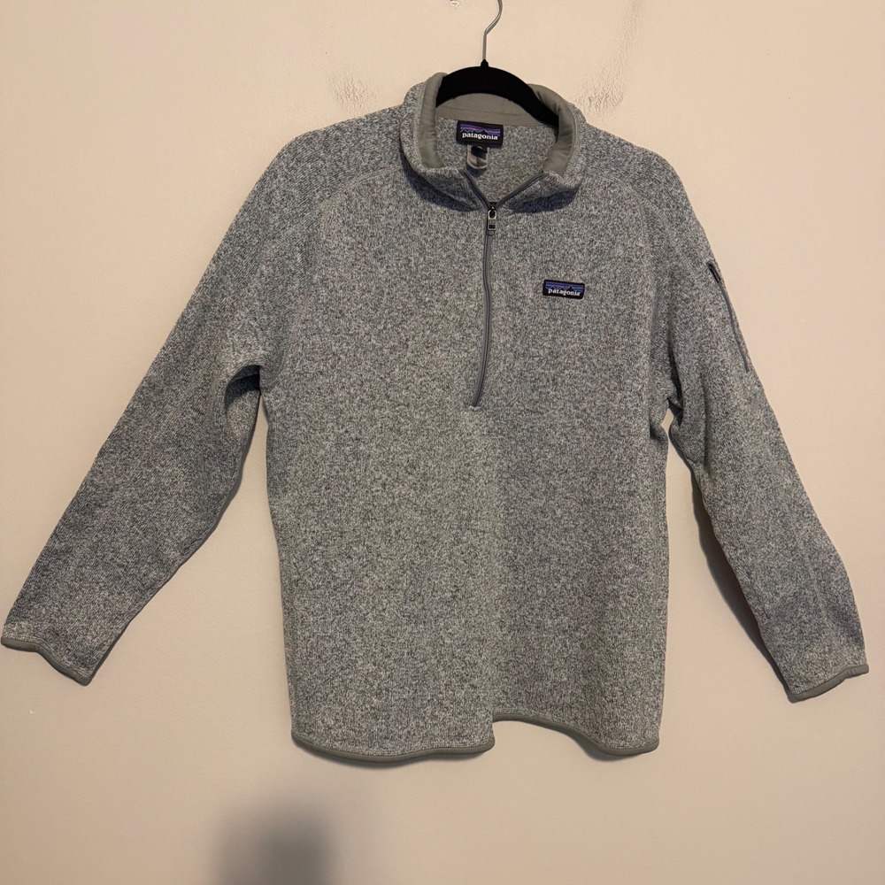 Patagonia Better Sweater 1/4 Zip Fleece Pullover Gray XXL Gorpcore outdoor
